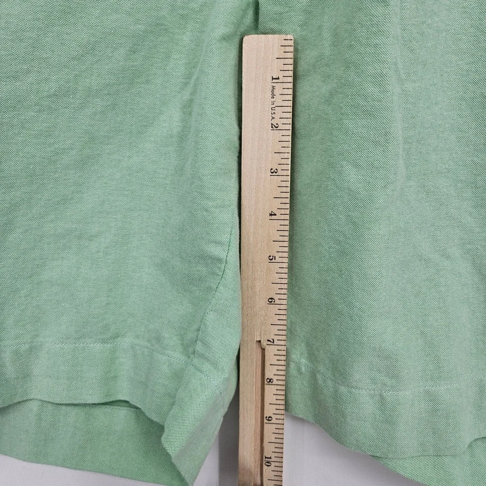 Vintage Polo Ralph Lauren Shorts Mens 42T Chino Classic Green Flat Front Oxford
